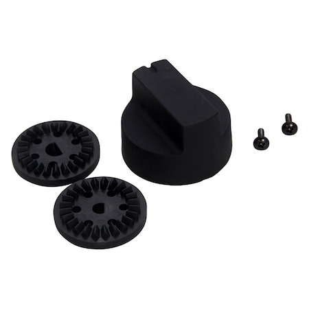 Heat Wave Plastic Grill Control Knob, Black - 4.8 x 2.87 x 2.13 in. HE2737355